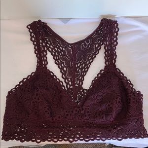 Maroon Bralette